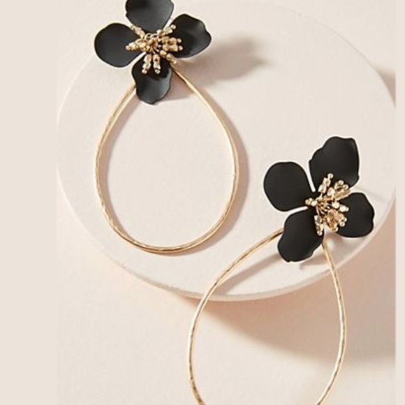 Anthropologie Jewelry - Anthropologie Mireille Floral Drop Earrings, Issue
